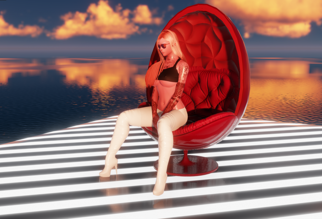 ladydragonne 3dxchat downloads red egg chair